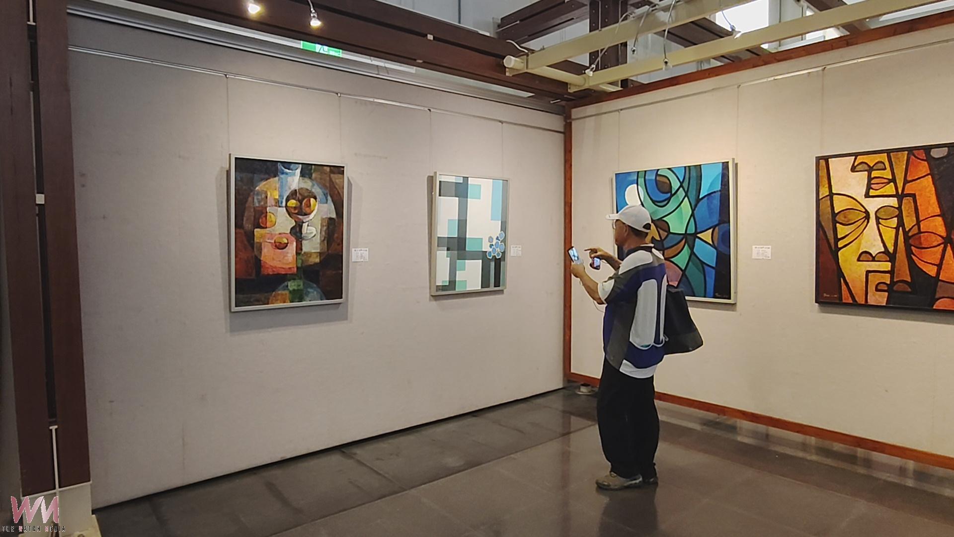 （有影片）／從水墨到油彩　郭煥材「眼觀心境」回顧展彰化登場