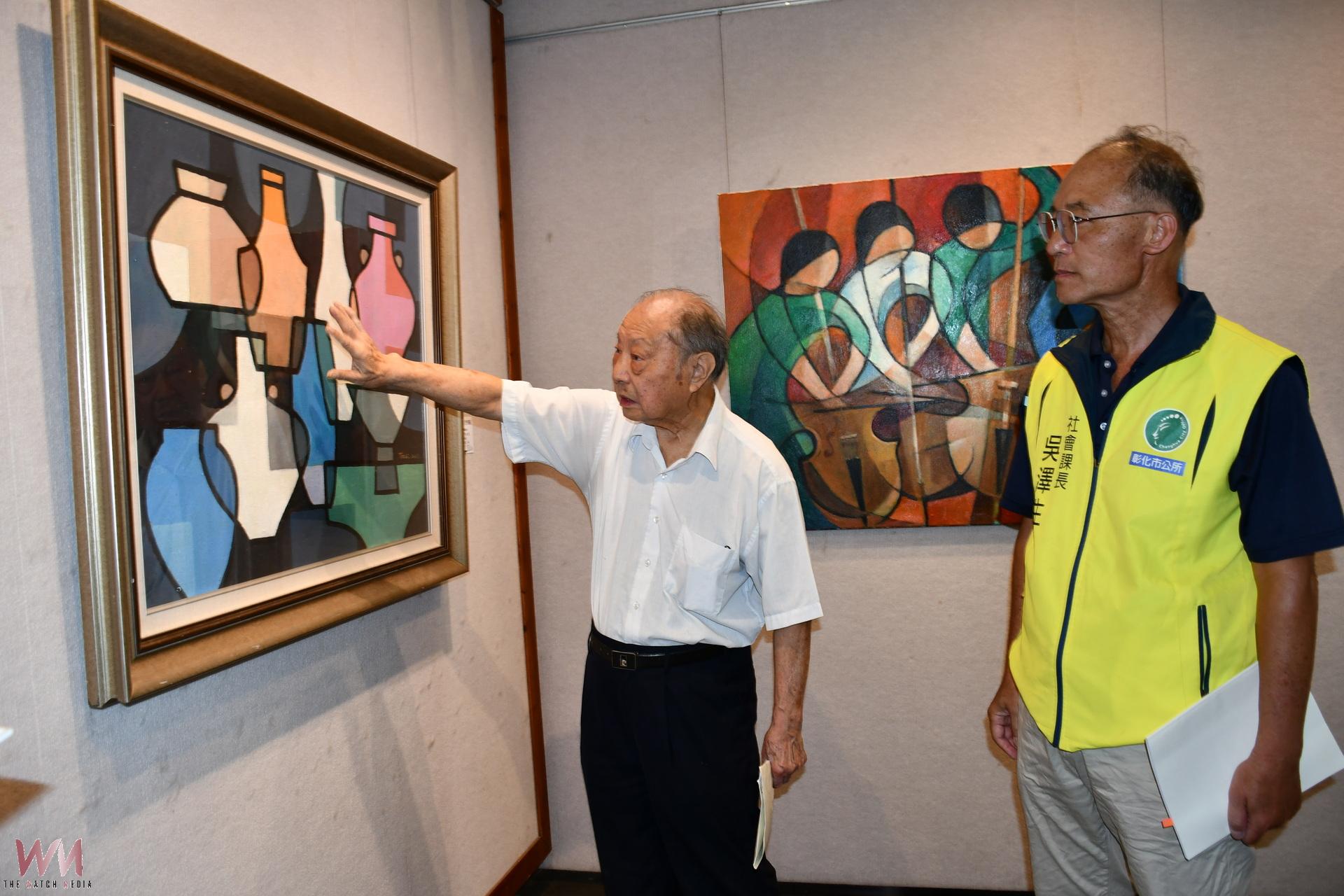 （有影片）／從水墨到油彩　郭煥材「眼觀心境」回顧展彰化登場 - https://www.watchmedia01.com