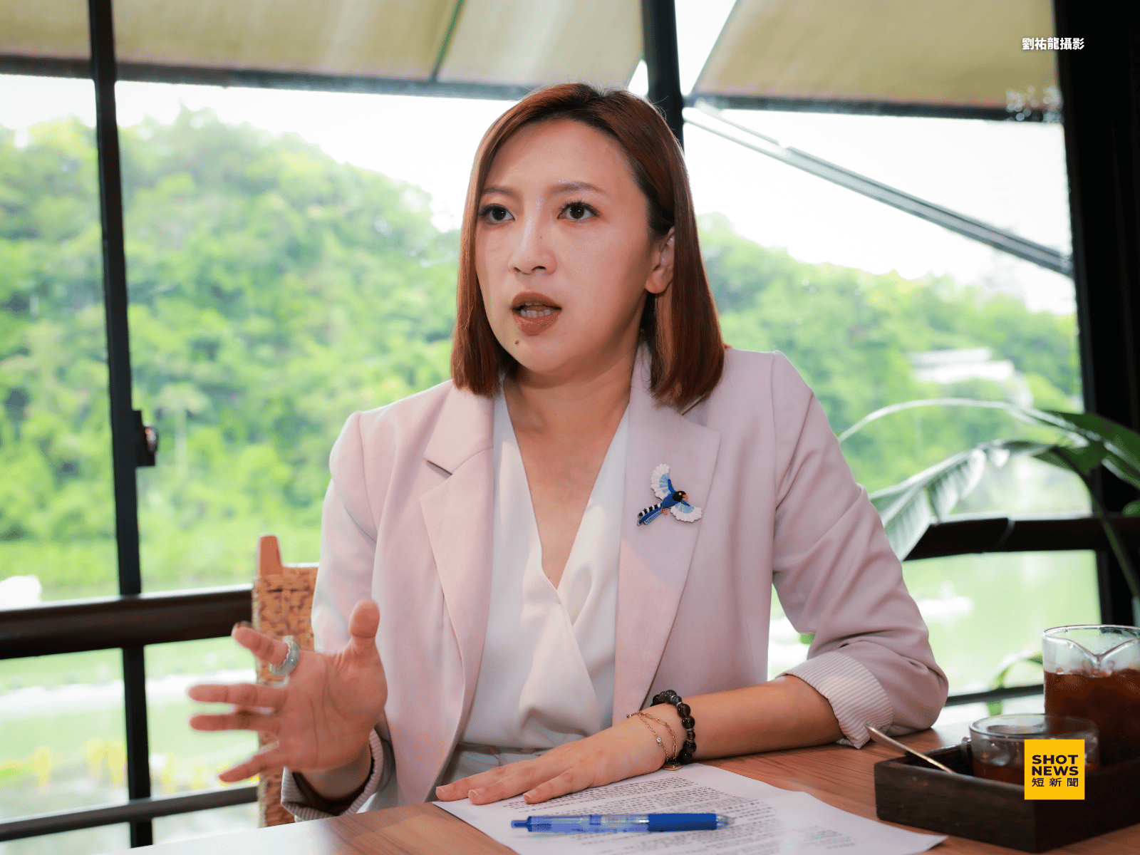 新北市議員陳乃瑜批評,現行的雙北共治思維矮化新北。(劉祐龍攝影)