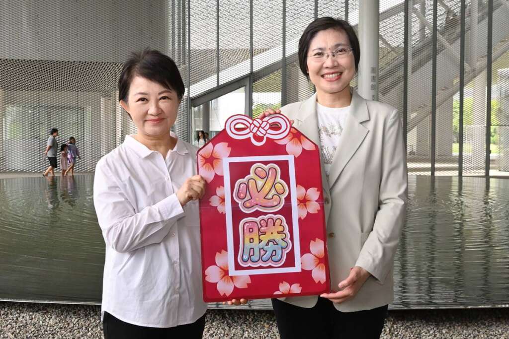 ▲立委徐欣瑩參訪台中國際會展中心、綠美圖，盧秀燕：共同讓市民生活幸福宜居。（圖／記者張玉泰攝）