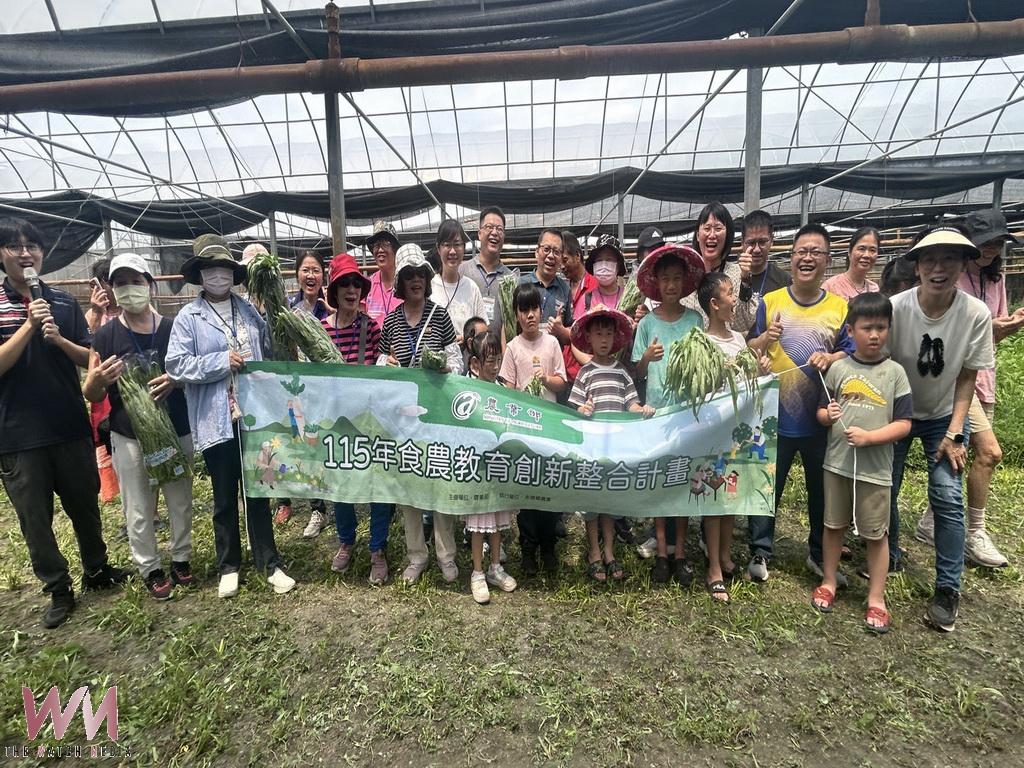 永靖農會推有機田園體驗　親子走入台盛農場認識有機版的食農教育
