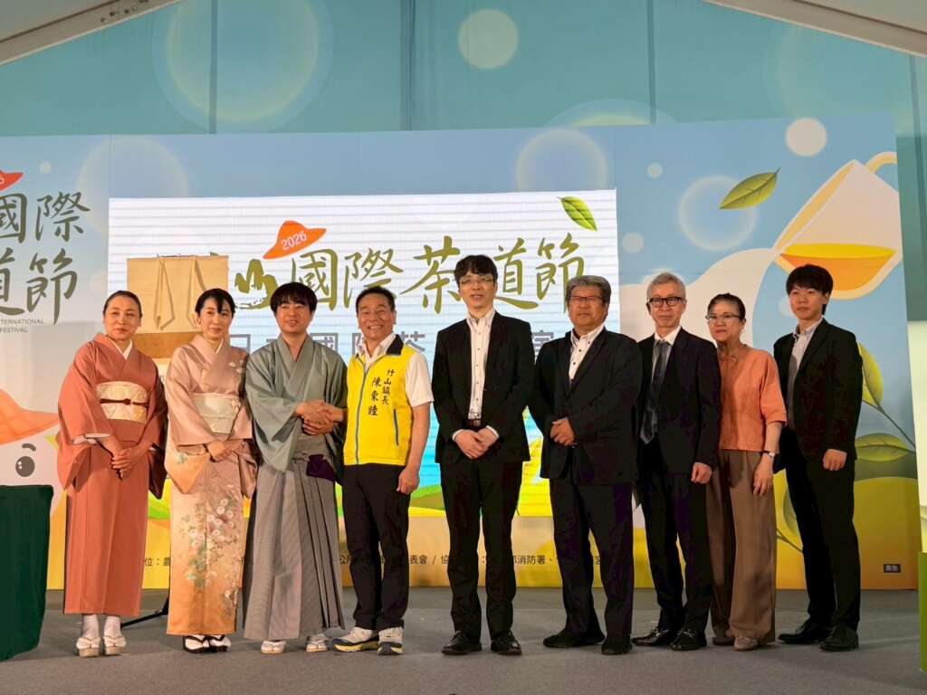 ▲日本菰野町參訪竹山，深度體驗茶文化與竹藝魅力。