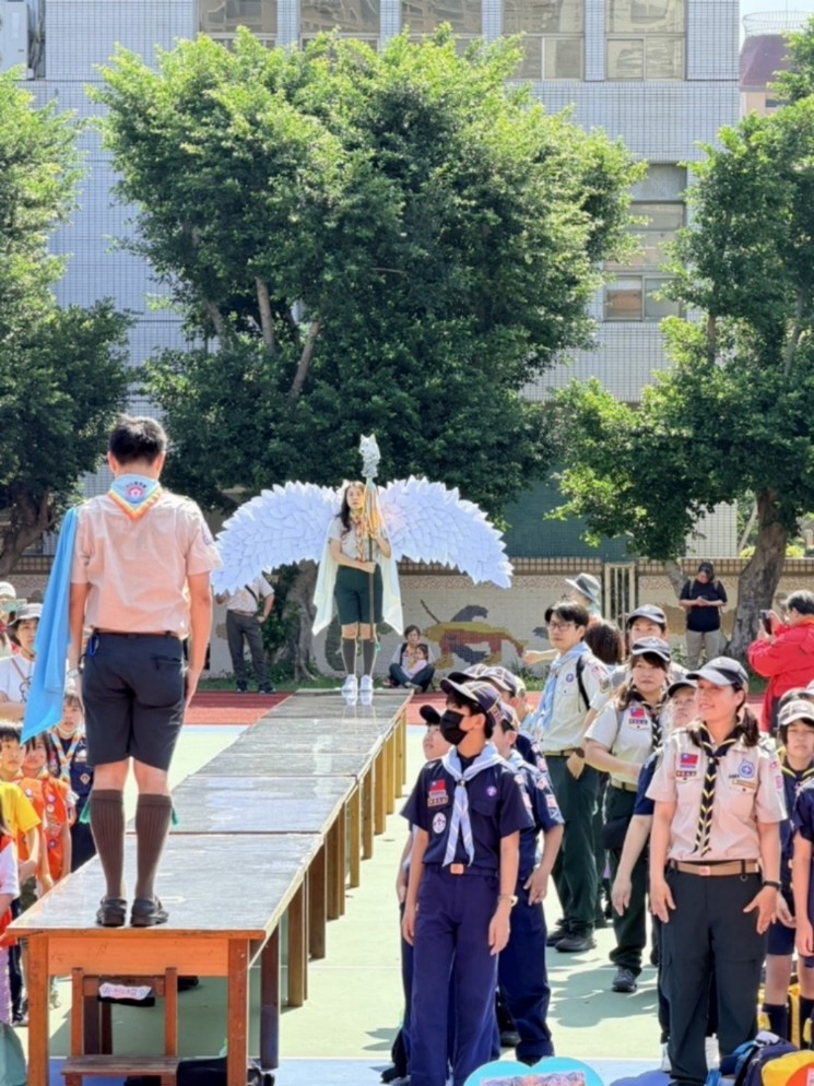 桃園幼童軍中山國小聯團會 挑戰狼族女神任務展現團隊默契 1 38
