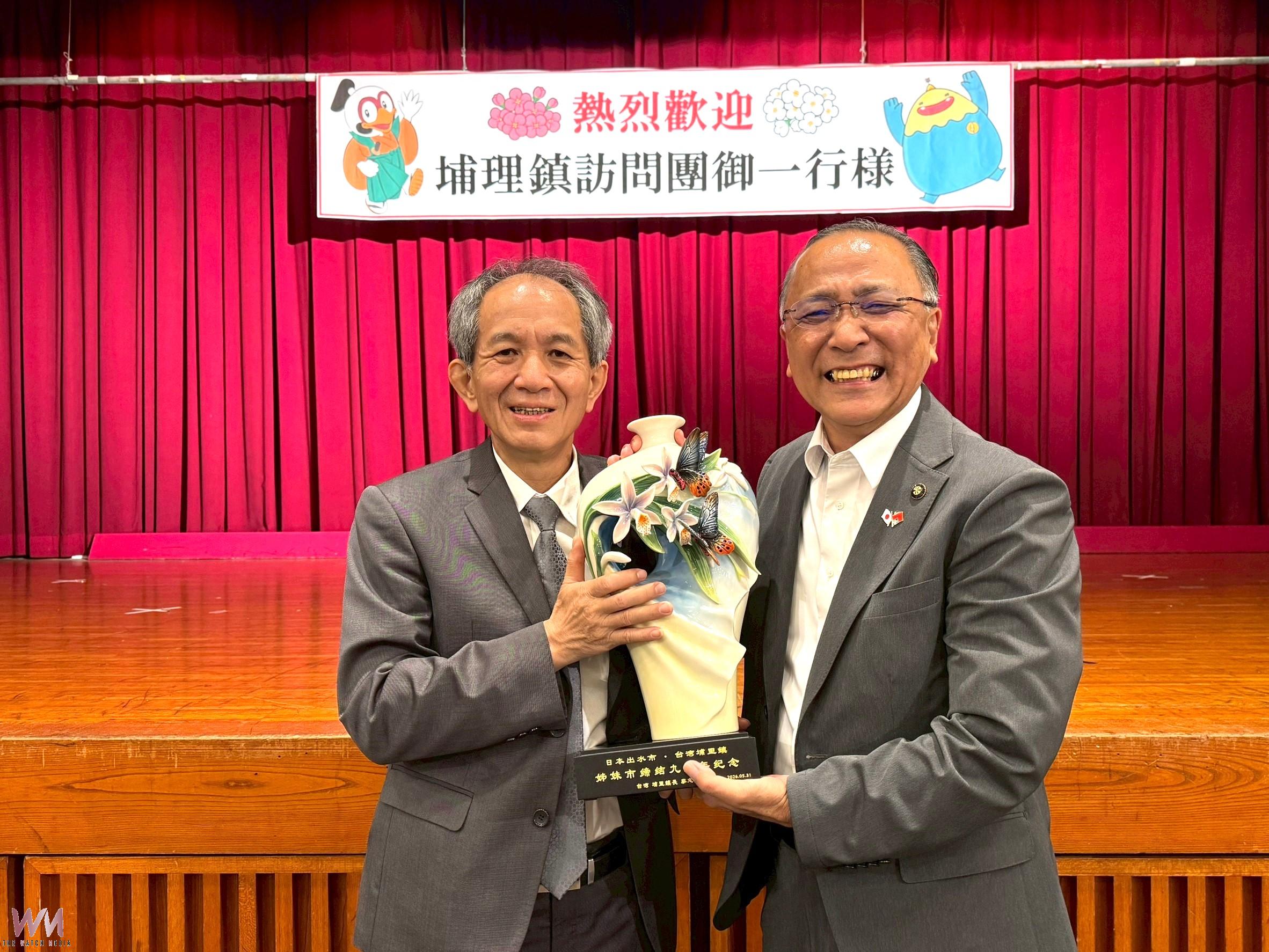 埔里鎮與日本出水市締結姊妹市九週年~捐贈麒麟花見證友誼長存 - https://www.watchmedia01.com
