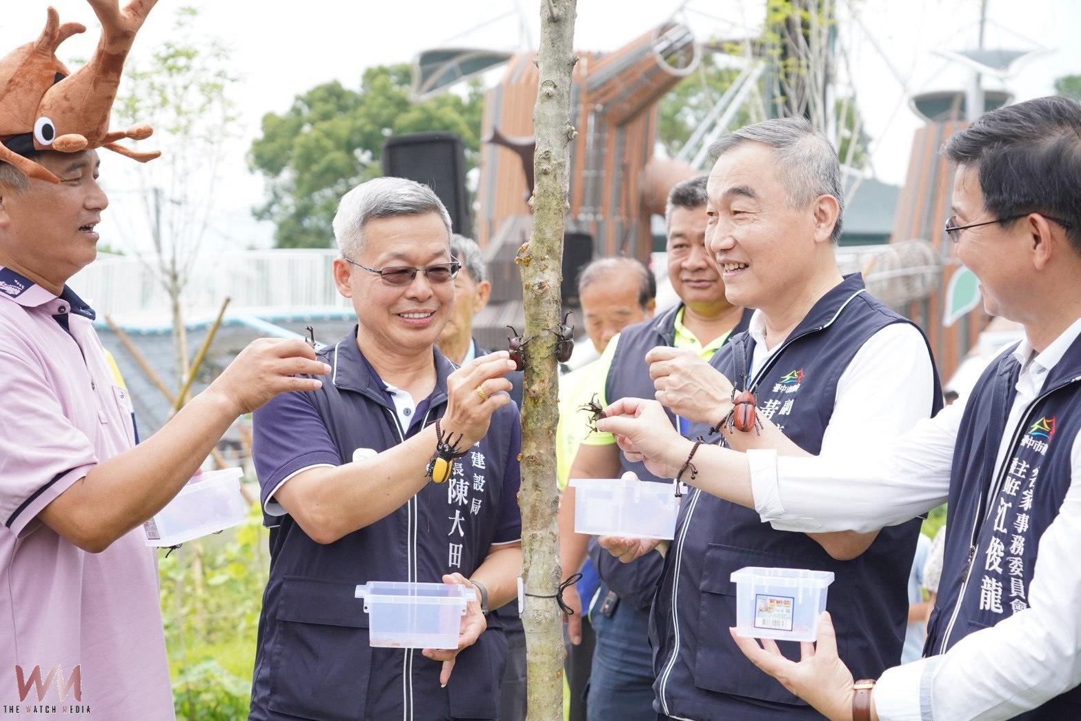 東勢獨角仙公園迎新住戶 中市跨局處引進100隻獨角仙打造「活」的生態公園 - https://www.watchmedia01.com