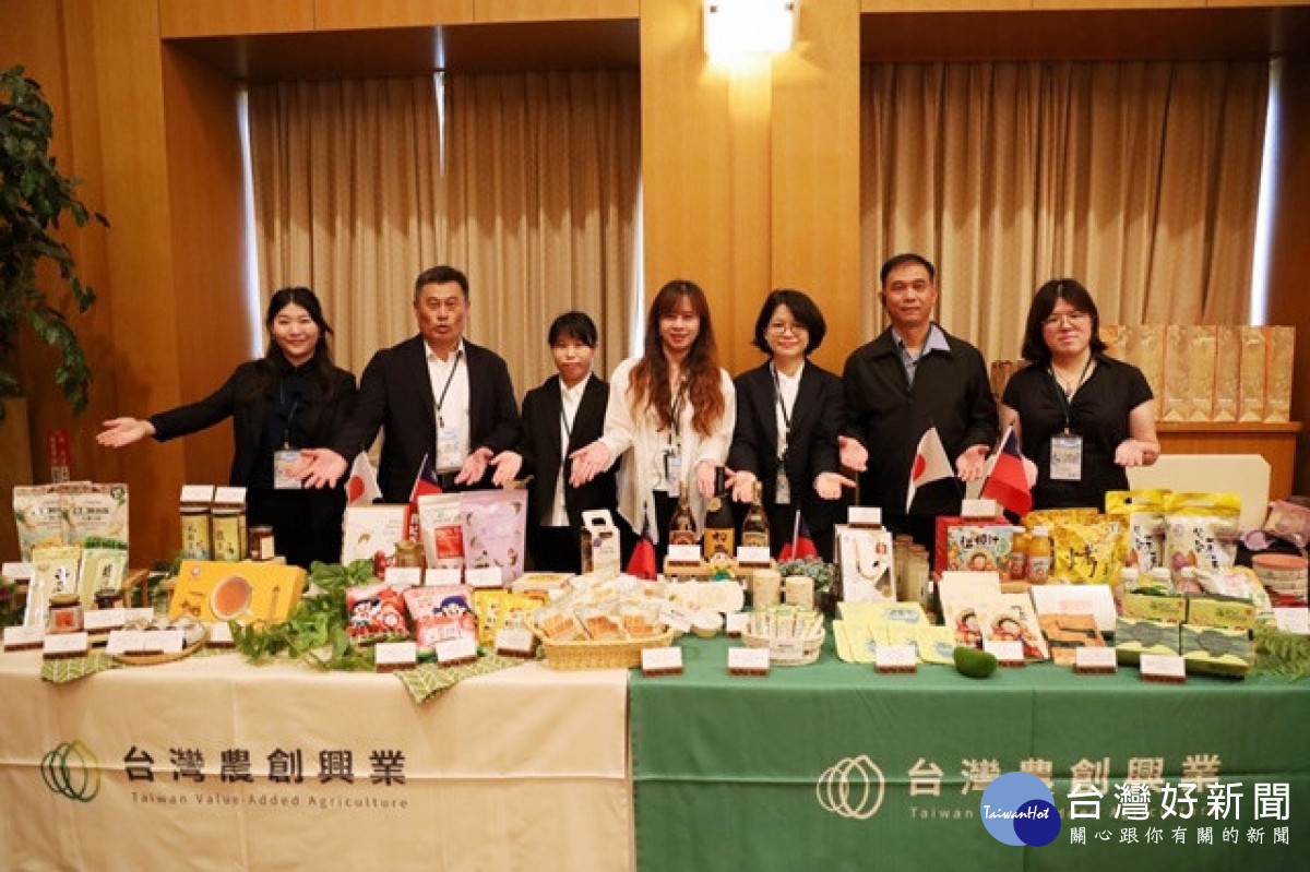農創公司展出產品。林重鎣攝