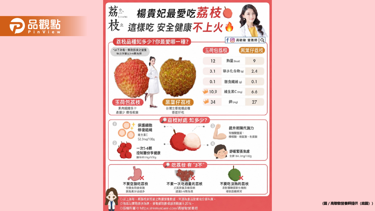 夏天盛產的荔枝 小小一顆讓人忍不住一顆接一顆 但當心吃荔枝「有3不」