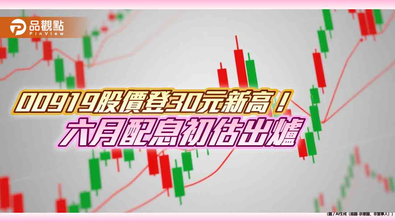 00919股價創新高!配息1元、年化配息率13.33% 同寫新高