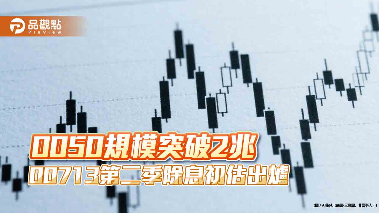 元大00713六月除息1元!近1年新高 0050規模率先破2兆