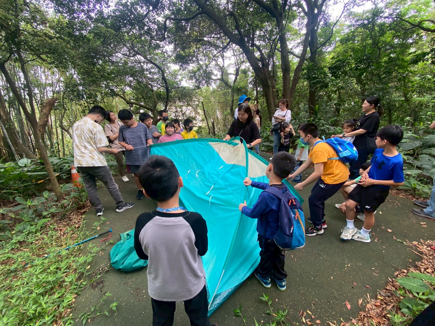 桃園自強國小舉辦無痕山林教育營隊 學習與自然和平共處 773169 0