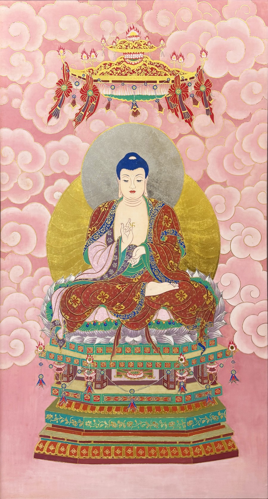 於心流中照見生命之光吳婉禎《行深・光自安住》 膠彩創作個展於松風閣即將圓滿落幕