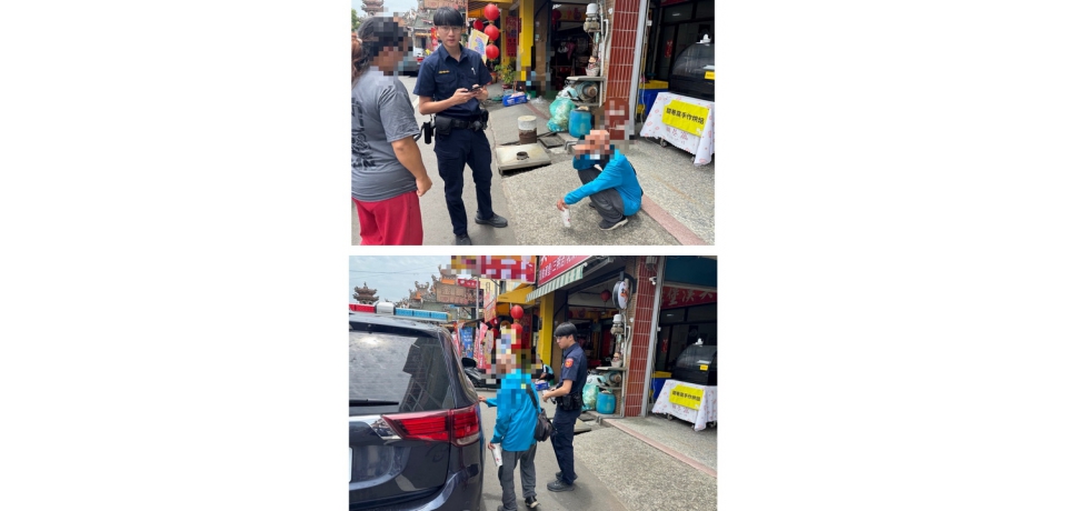 老翁參拜後忘記返家路 斗南警暖心護送返家