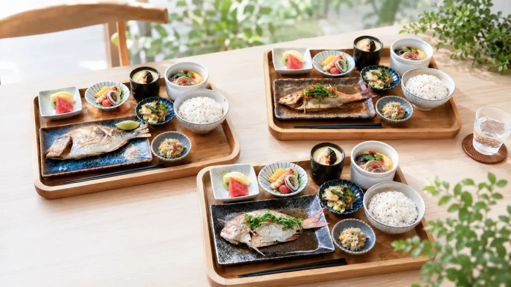安永都會快樂漁港現場提供「代客料理」服務,現場也販售「鮮魚定食」於門市內享用,讓味蕾與產地零距離。