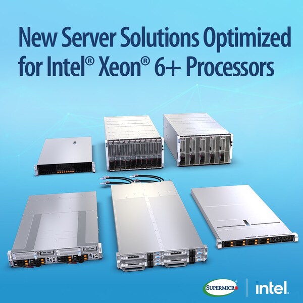 專為 Intel Xeon 6+ 處理器而優化的全新伺服器解決方案 專為 Intel Xeon 6+ 處理器而優化的全新伺服器解決方案