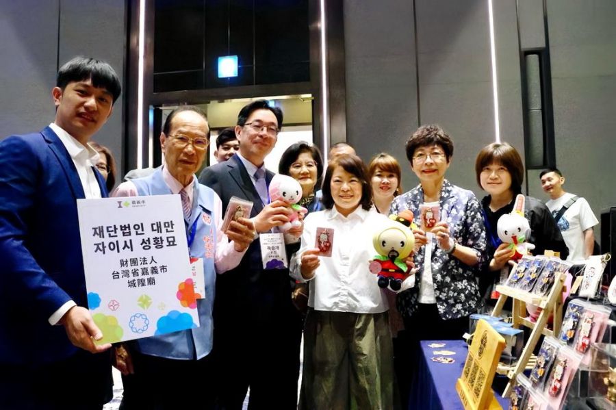 黃敏惠市長帶團隊到釜山 嘉市觀光推介會「木都」魅力驚艷韓國