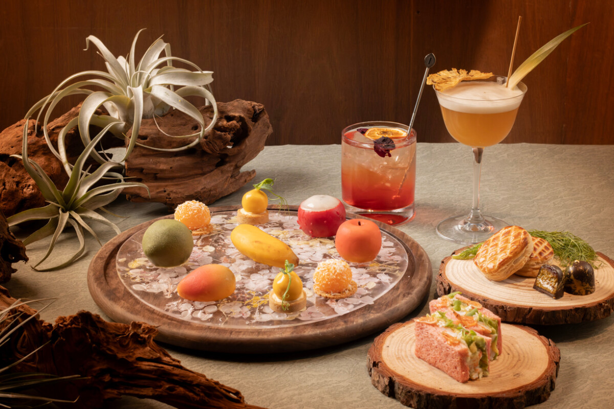 ▲《A Taste of Taiwan 島嶼之味》雙人下午茶，即日起至 7 月 31 日 於BL.T33 大廳酒吧 販售。（圖/高雄洲際酒店提供）