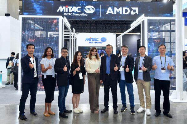 神雲科技於COMPUTEX 2026攜手AMD等國際合作夥伴展示AI伺服器與液冷資料中心解決方案，共同推動高效能AI基礎架構與生成式AI應用發展。圖/神雲科技／利眾公關