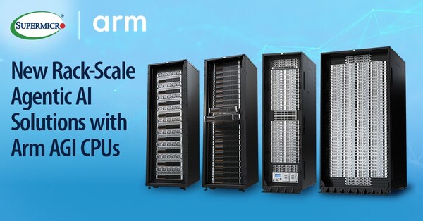 Supermicro攜手Arm 為企業級代理式AI打造全新高能效機櫃級基礎設施