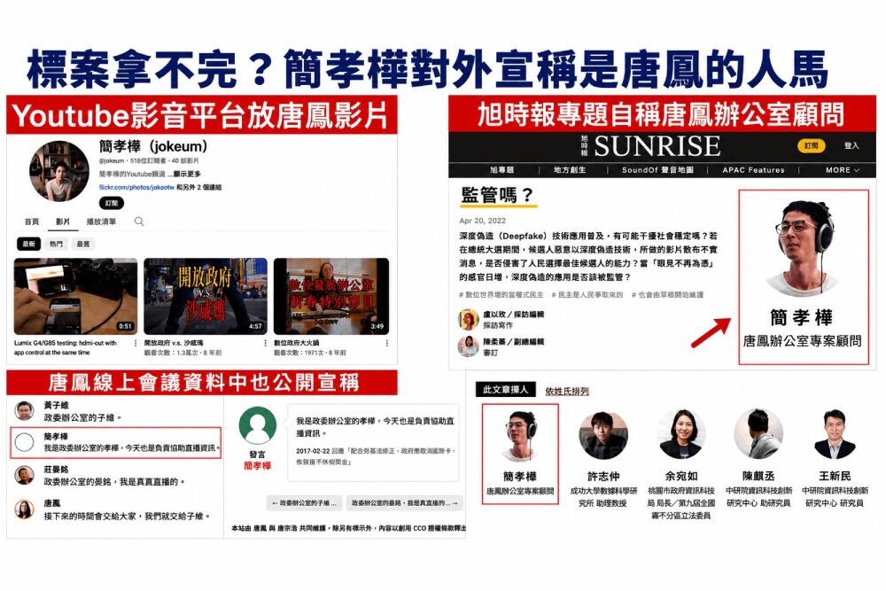 唐鳳任內標案流向「自己人」?王鴻薇揭數發部會議紀錄年花百萬外包 208 照片來源:王鴻薇國會辦公室