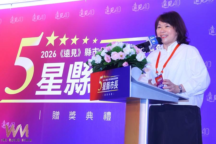 黃敏惠市長任內4度獲5星縣市長,帶領嘉義市成為全台第一、更是唯一!八大面向平均滿意度突破8成(80.8%)的縣市。(圖/嘉義市政府提供)