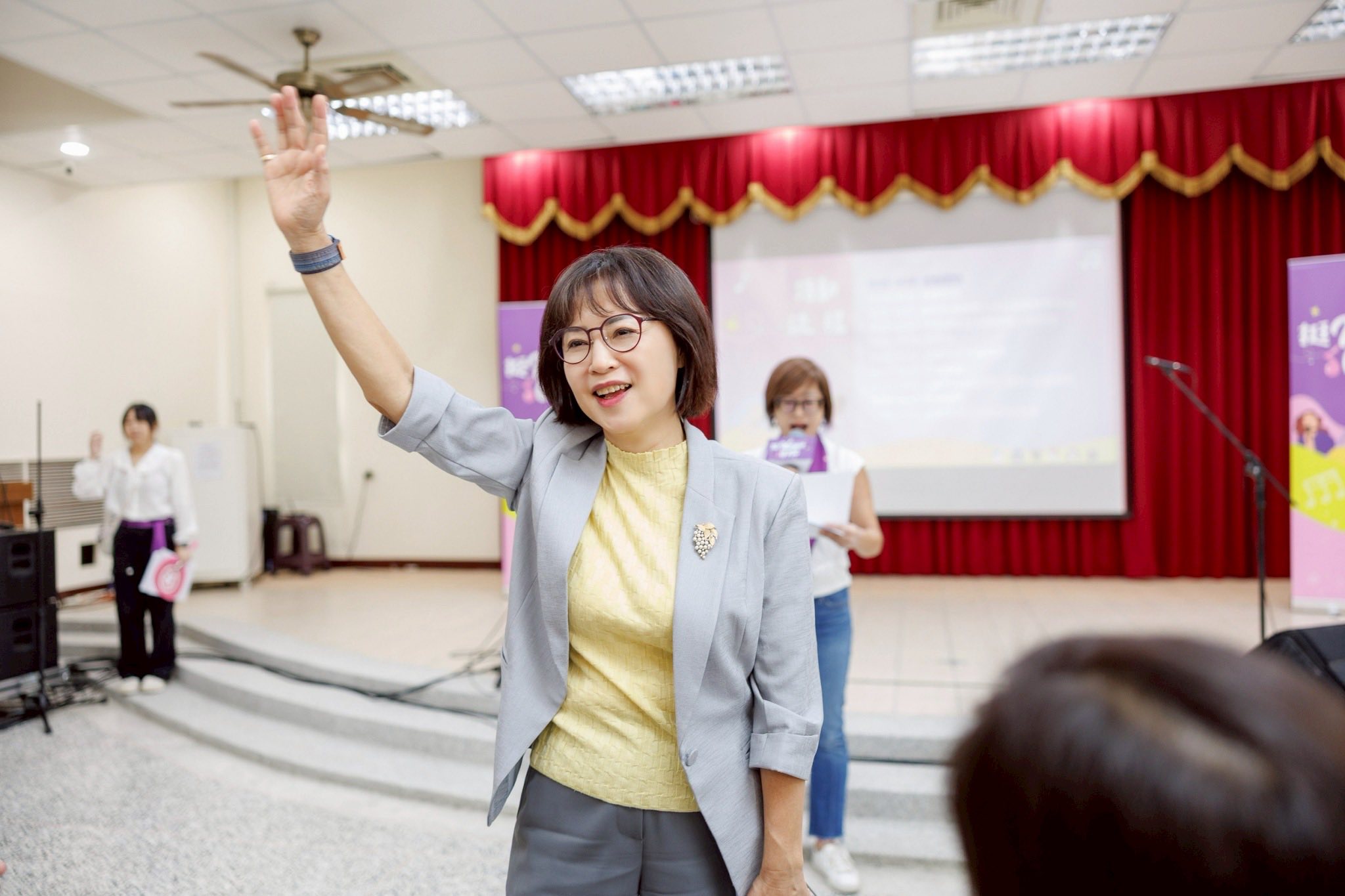 立法委員林月琴近日返鄉參加民進黨性平部舉辦的「挺Women的歌」活動。(圖/林月琴臉書)