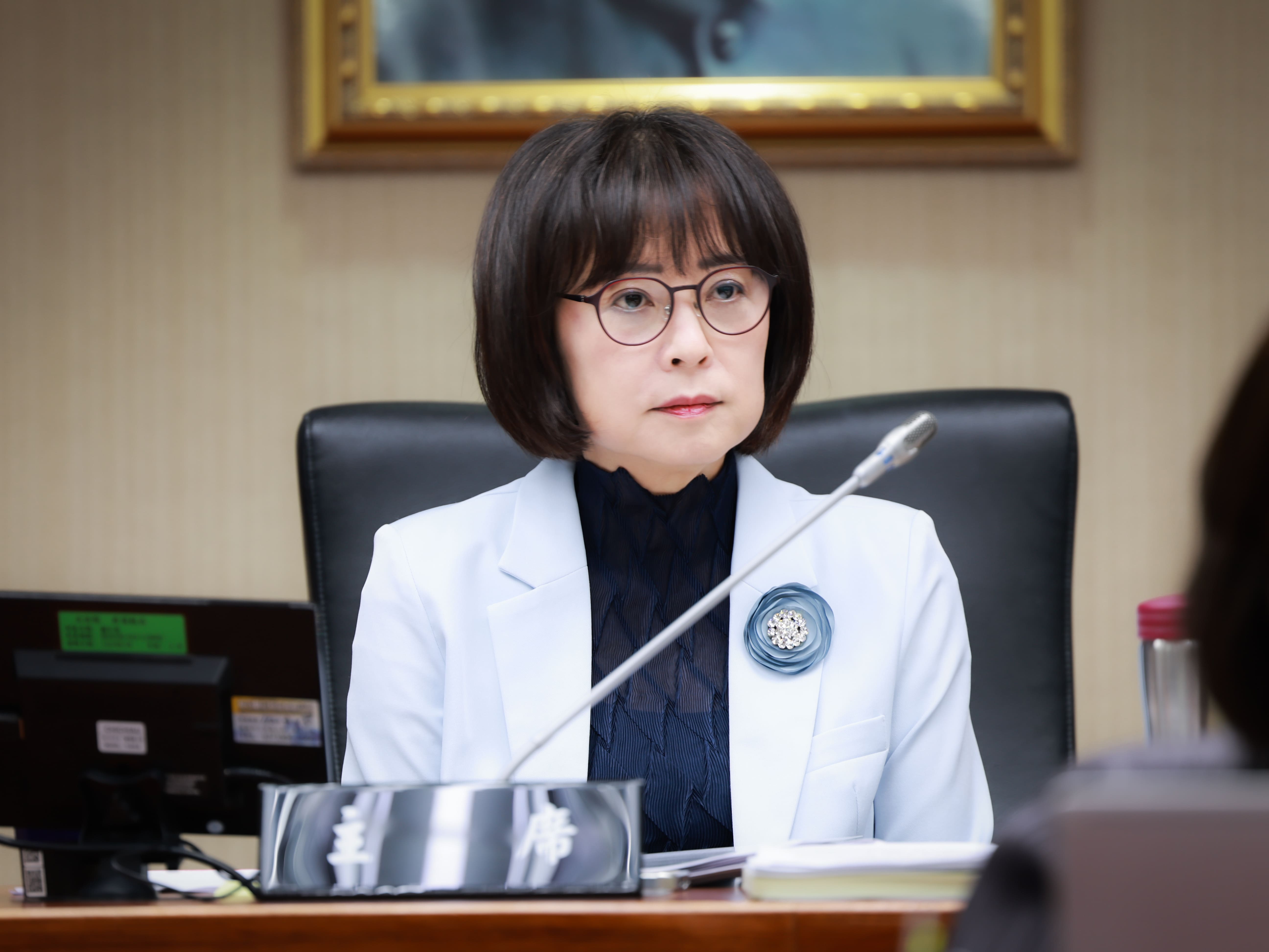 林月琴擔任「社會福利及衛生環境委員會」的召集委員。(攝/劉祐龍)