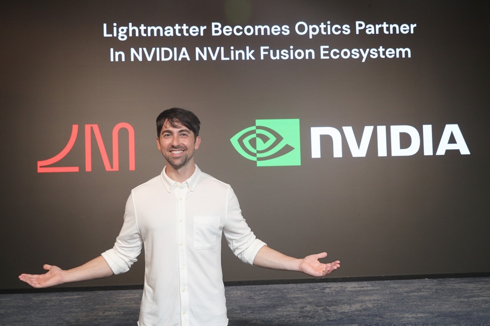 Lightmatter加入NVIDIA NVLink Fusion生態系 以光子互連技術驅動新世代AI基礎架構 216 cnews204260604a07