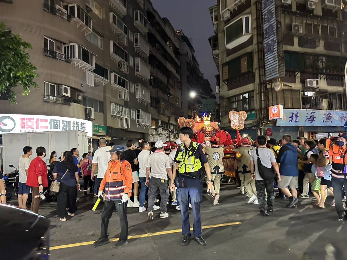 遶境交通管制疏導示意圖。(圖/記者李健興 翻攝)