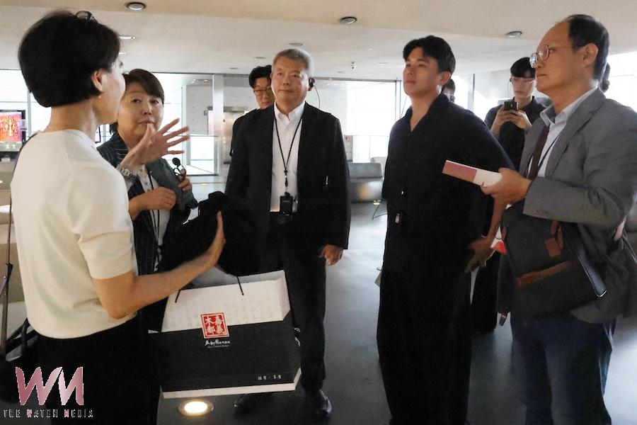 嘉義林瑞彥副市長率團到亞洲重要影視文化地標-韓國「釜山電影殿堂(Busan Cinema Center)」參訪。(圖/嘉義市政府提供)