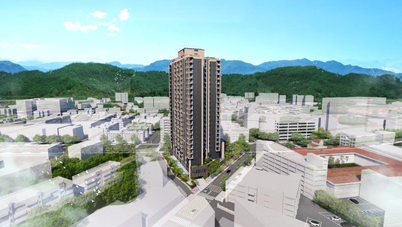 新北再添青年社宅 土城板院段結合照護與停車功能 8 《圖說》土城板院段社宅模擬圖,青雲路及青雲路111巷(北向) 。〈城鄉局提供〉