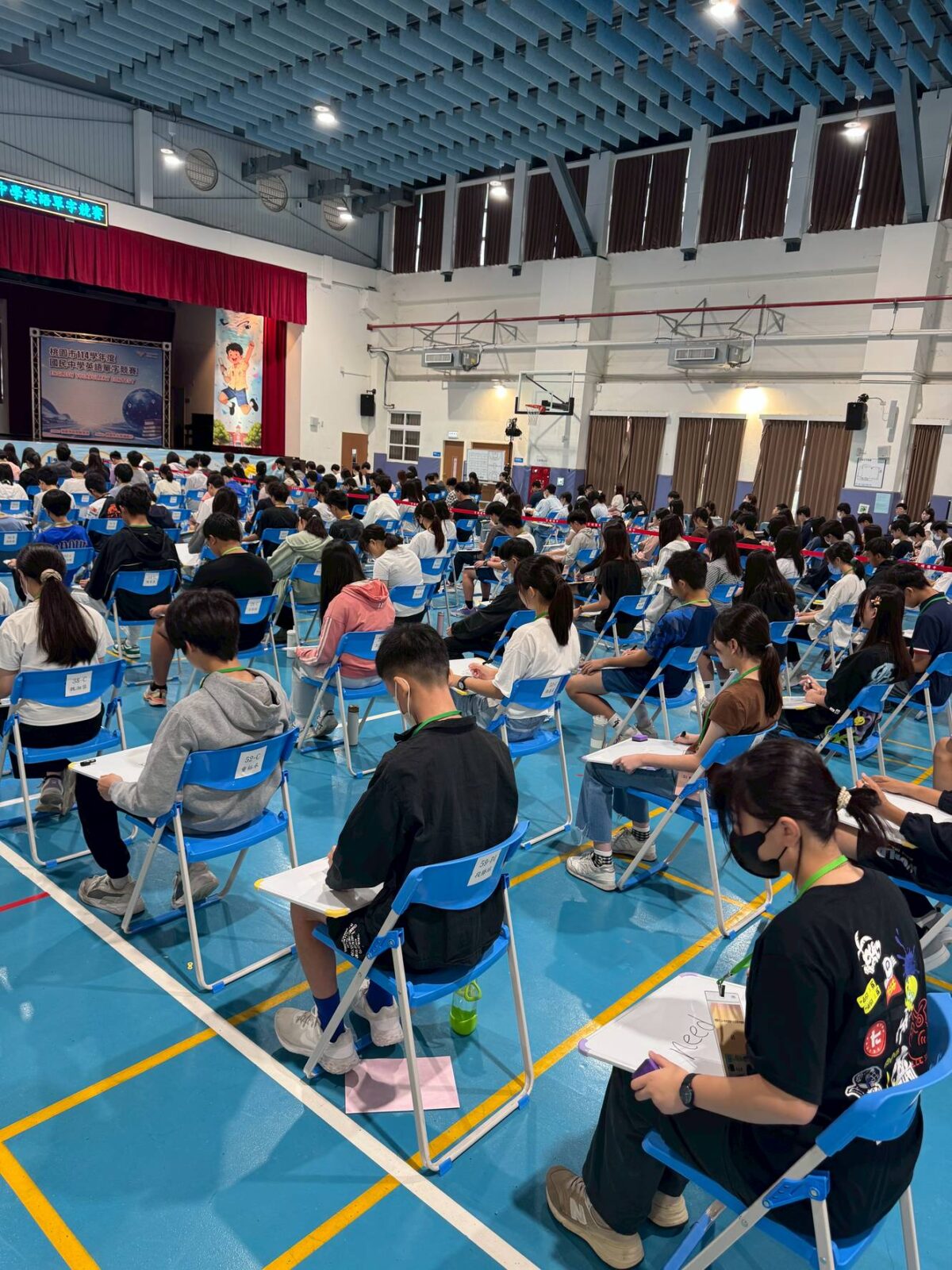 桃市國中英語單字競賽吸63校比拚 限時作答考驗選手即時反應 776414