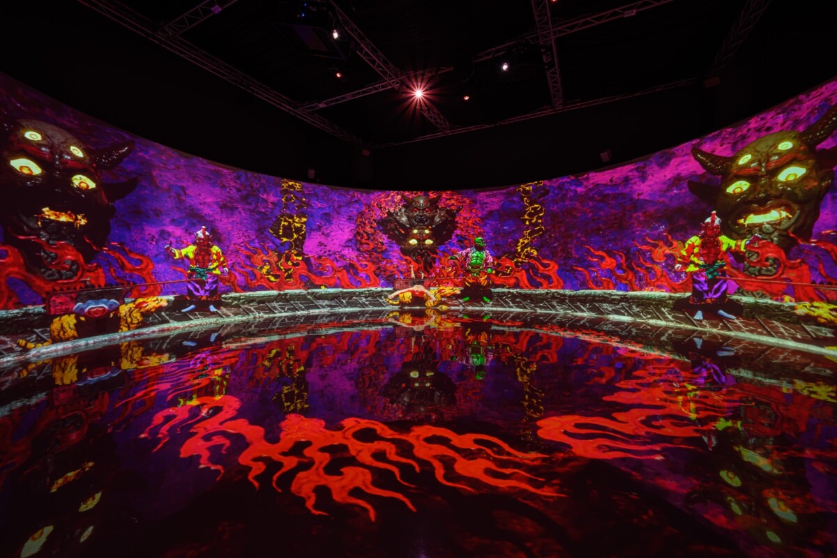 ▲「地獄懺」展覽現場。(圖/國美館提供)