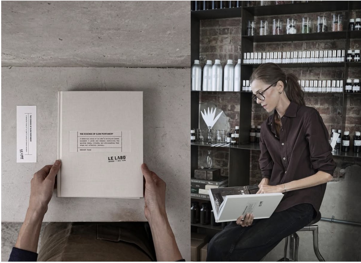 LE LABO 推出首部品牌檔案《The Essence of Slow Perfumery 慢香水工藝之書》,本書涵蓋 手工藝無可取代的觸感與溫度、能帶來沉靜與體悟的環境、日本侘寂美學的實踐、難以言喻的香氣語言,以及在愈來愈快速的世界裡,選擇放慢腳步所代表的意義 (圖/翻攝IG @dailyfashion_news)
