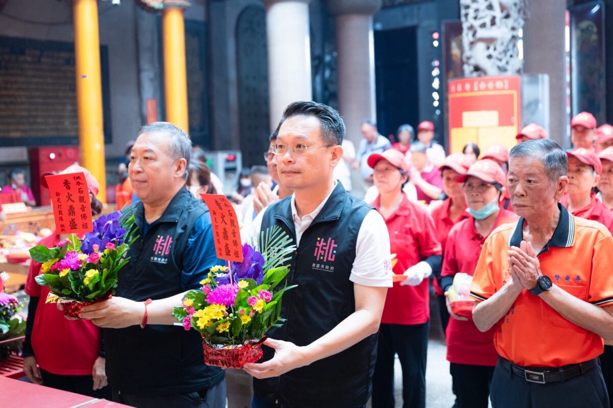 觀音區地名由來就是它!甘泉寺震靈紀念日萬名契子契女返娘家 S 21807263 0