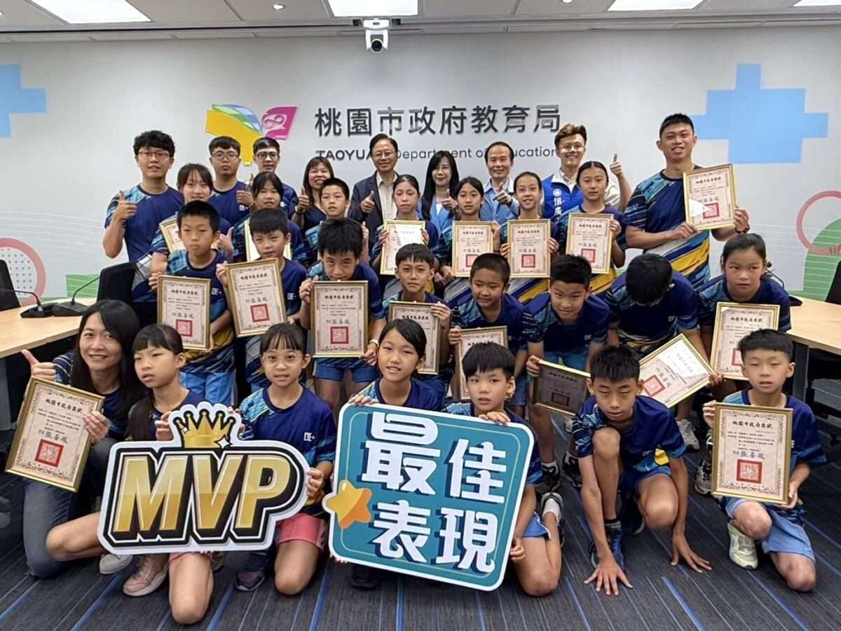桃園國小桌球奪全國雙冠 佀廣洋協助小將獲市府表揚 wp 17808190388565851918073653186647
