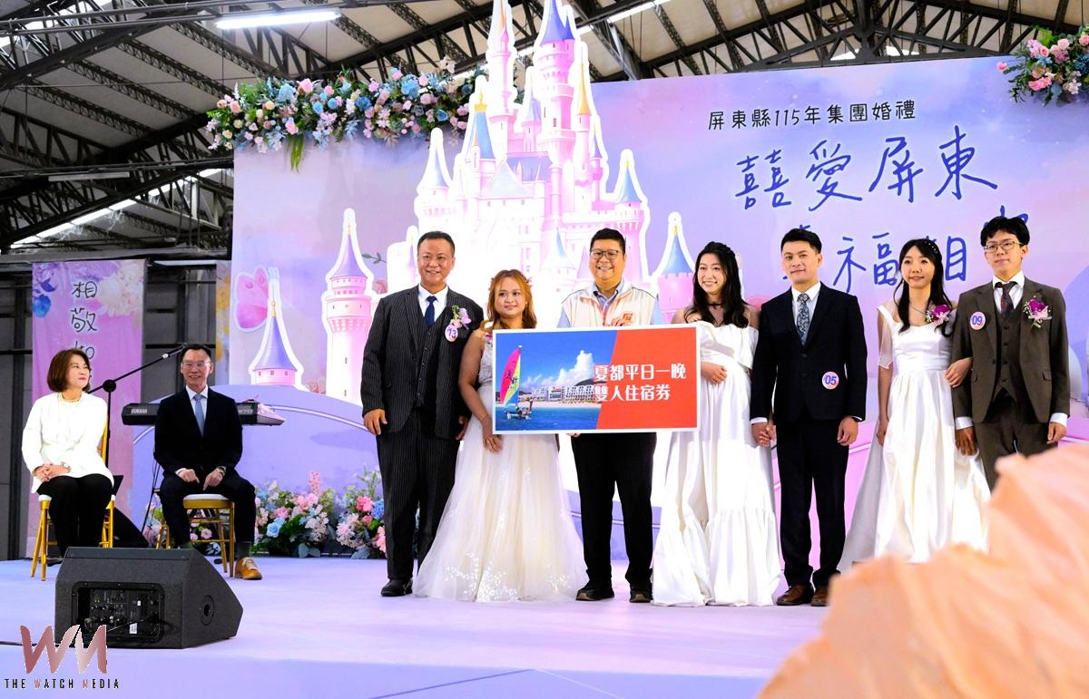 屏東縣民公園化身婚禮殿堂 30對新人浪漫許下幸福承諾 - https://www.watchmedia01.com