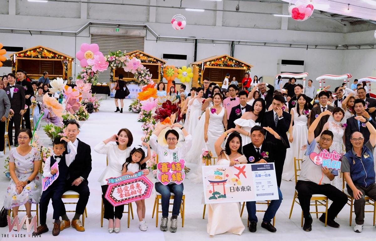 屏東縣民公園化身婚禮殿堂 30對新人浪漫許下幸福承諾 - https://www.watchmedia01.com