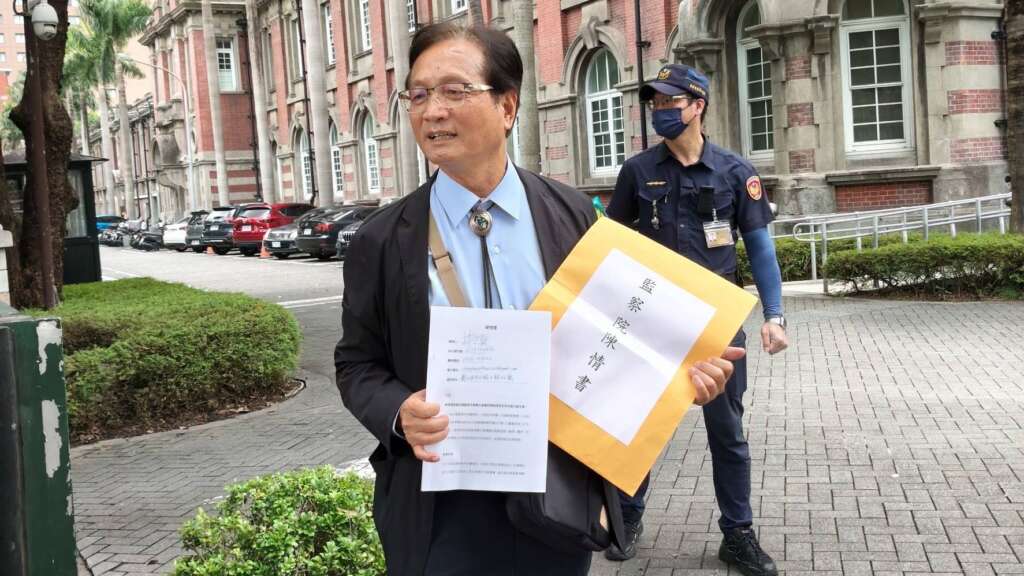 ▲彰化市長林世賢今天正式向監察院提出陳情,呼籲啟動專案調查,全面檢視毒駕防制制度及相關主管機關執行情形,避免悲劇一再發生。(圖/林世賢提供)