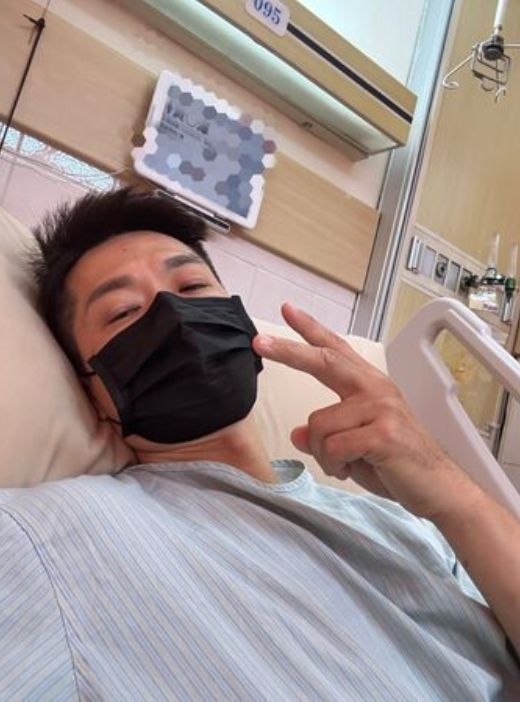 黃米澤開刀切除膽囊。（圖／翻攝黃米澤IG）
