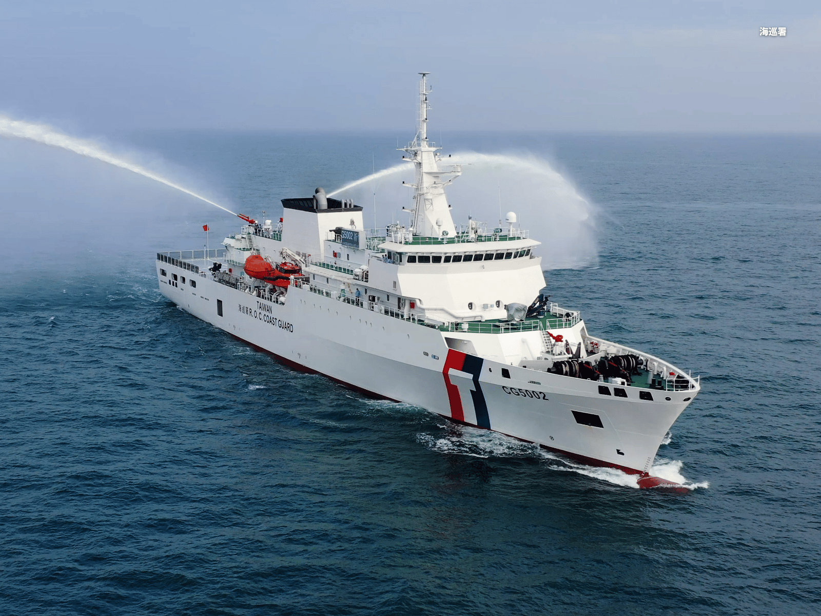 海巡署新竹艦 (4000噸級)。(海巡署)
