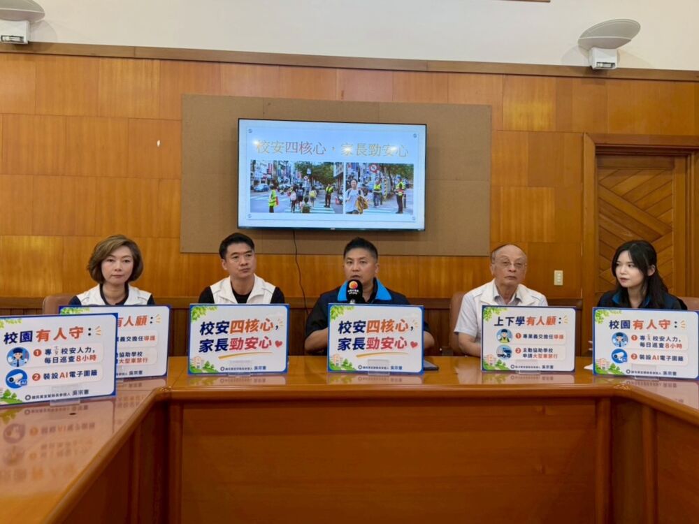 吳宗憲拋校安4政策 承諾建立專責義交導入AI守護學童 206 吳宗憲拋校安4政策 承諾建立專責義交導入AI守護學童 205