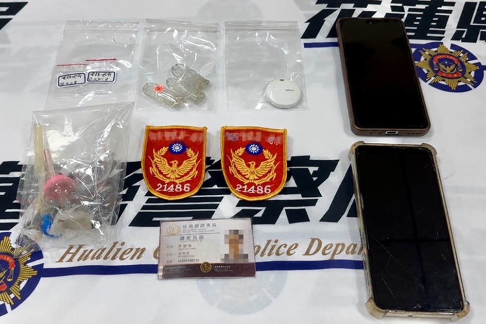 假冒警察騙可調查個資 還涉身藏安毒與依托咪酯煙彈 176 cnews204260609a10