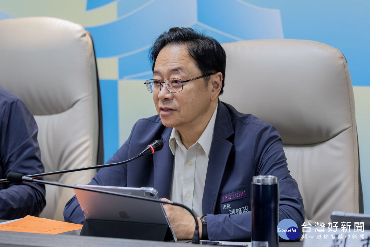 桃園市長張善政。<br /><br />