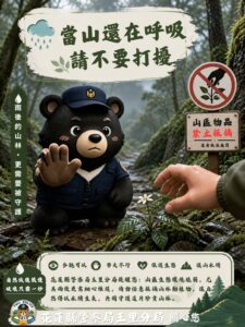 分局長深入山林參與黑熊野放 共築山域安全與野生動物保育 53 1781070533994 225x300 1