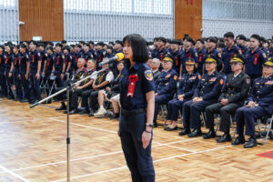 臺灣警察專科學校43期畢業典禮 1,893名畢業生將投入第一線治安工作 38 %E4%B8%89 15 300x200 1