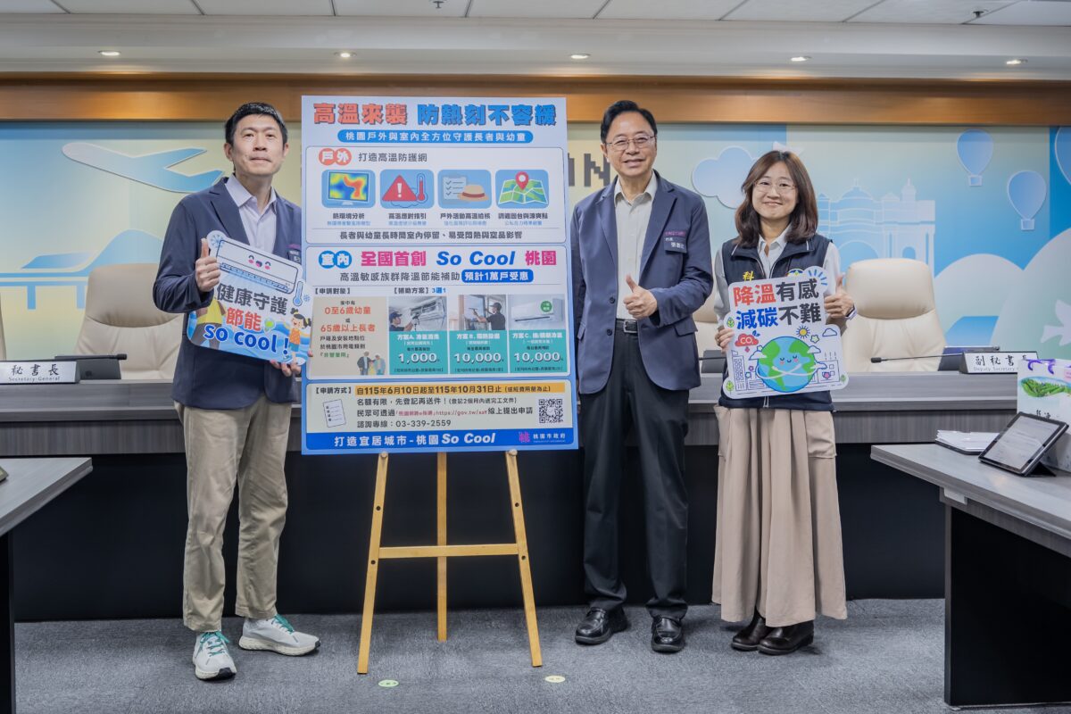 領先全國!桃園祭出降溫節能補助 清洗、汰換冷氣最高領1萬 07a8a692 c330 45ac bc21 9d1fb475af45