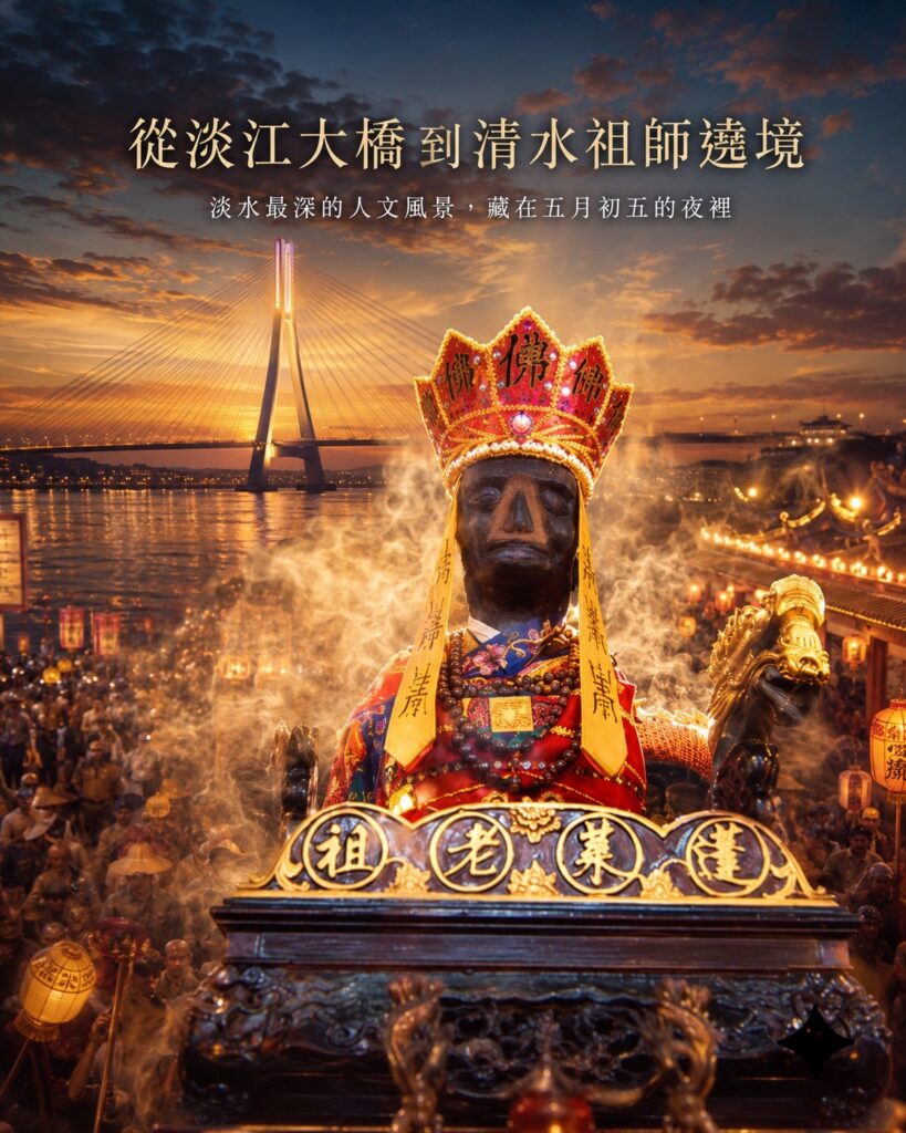 【谷帥臻專欄】淡水五月初五:清水祖師暗訪,走進河口城市最深的人文記憶 40 468461687 819x1024 1