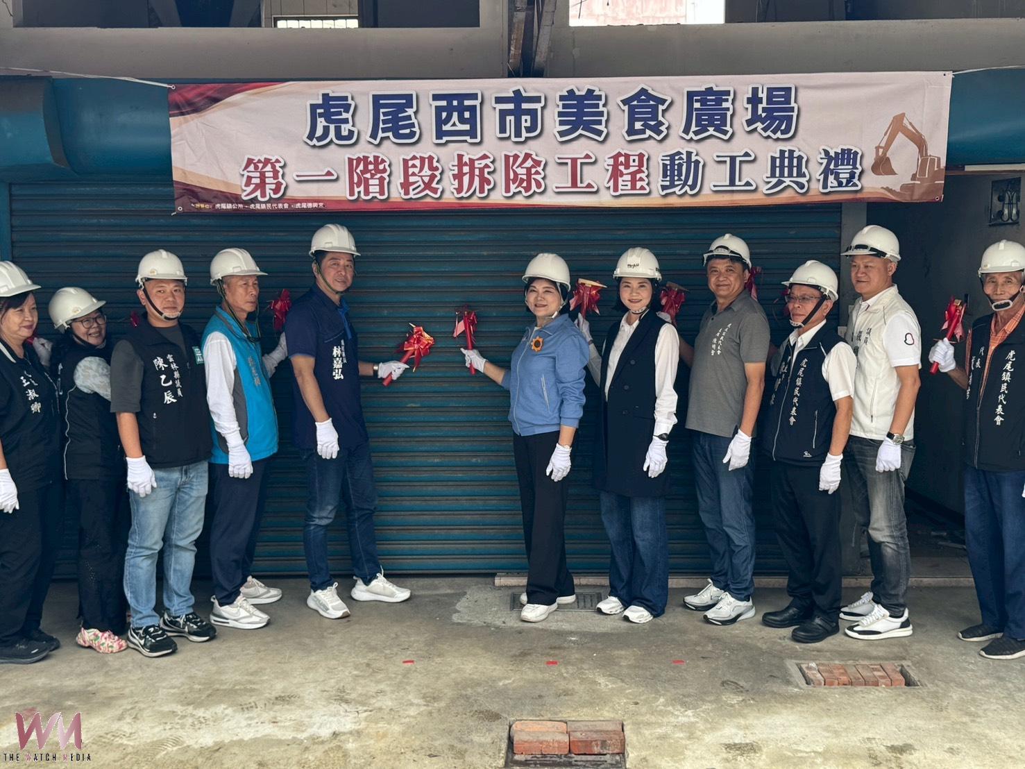 「虎尾西市美食廣場」拆除工程正式啟動 打造虎尾新地標　重現西市場榮景