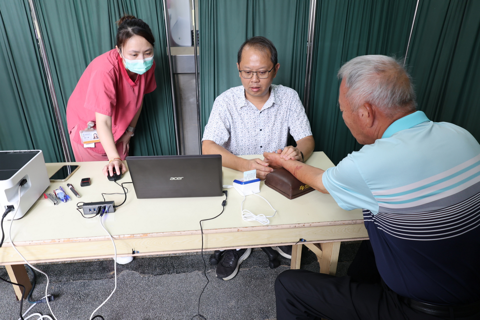 （有影片）／偏鄉醫療新模式　中醫直接走進大城農會