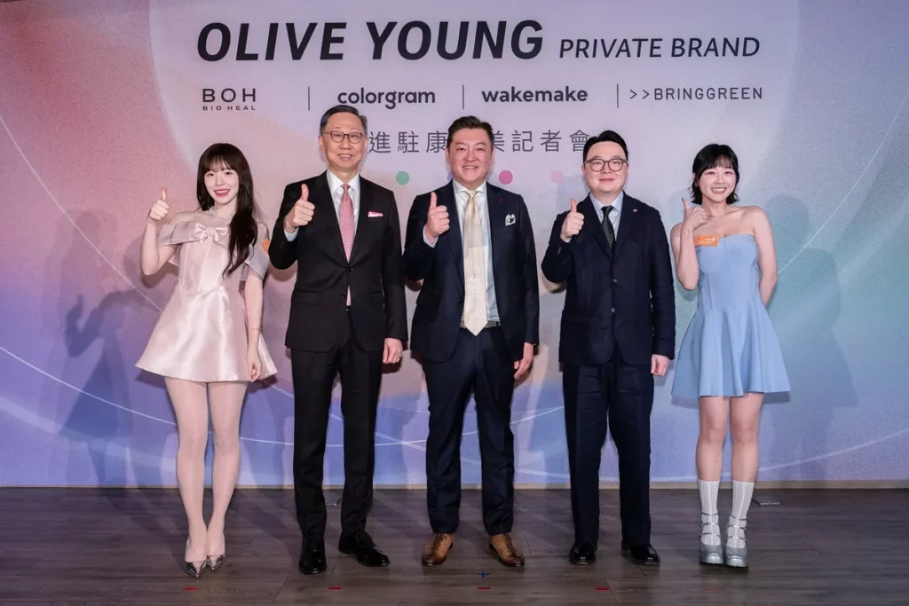 台韓美妝零時差時代到來 OLIVE YOUNG四大自有品牌進駐台灣康是美